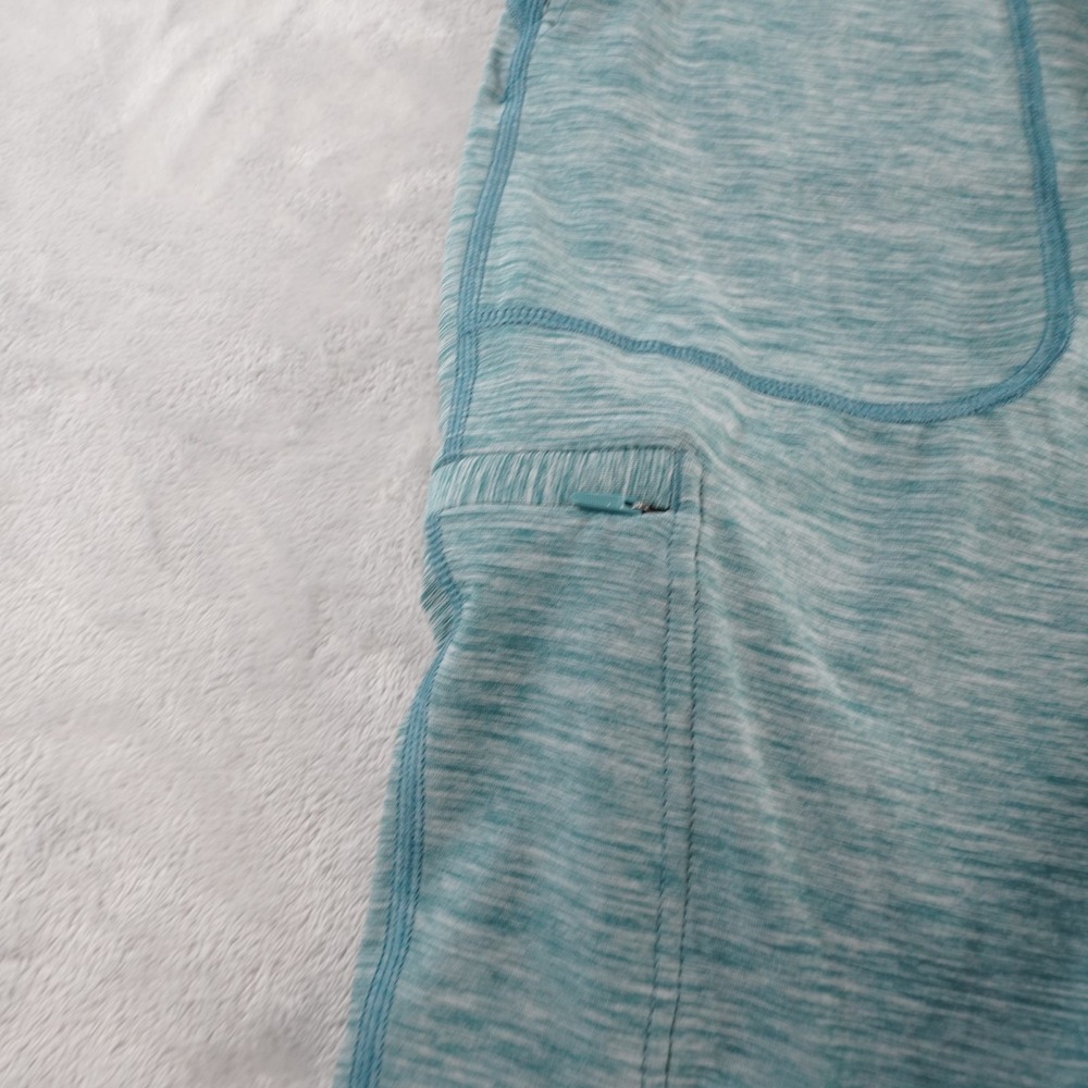 Duluth Trading Armachillo Jogger Jumpsuit  Womens M Blue Stretch Sleeveless - Picture 11 of 16